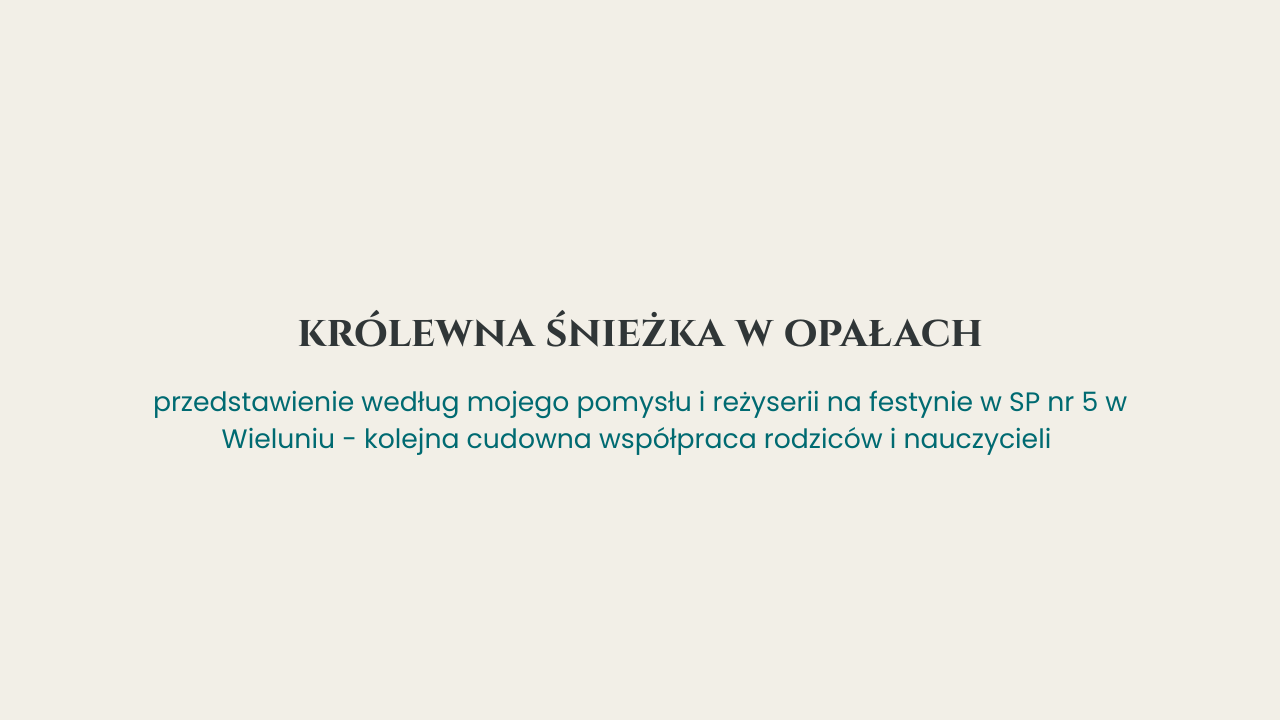 zapowiedź zdjęć